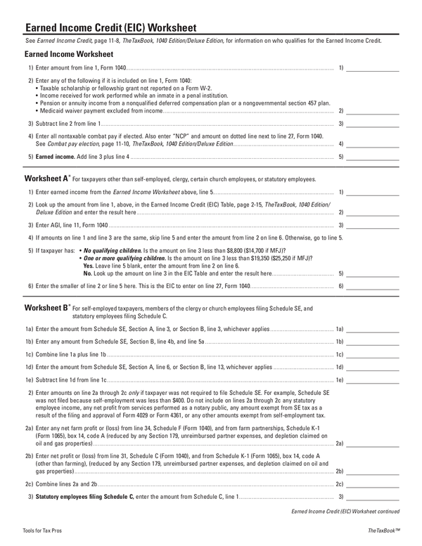 Fill Free Fillable TheTaxBook PDF Forms