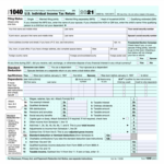 IRS Form 1040 Individual Income Tax Return 2022 NerdWallet