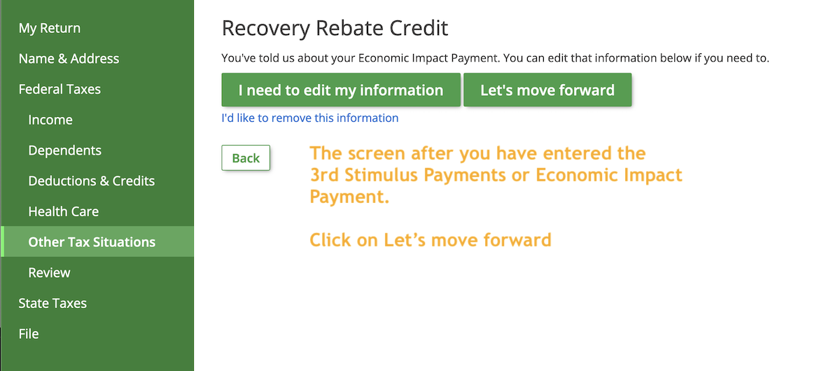 Recovery Rebate Credit 2020 Calculator KwameDawson