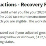 Recovery Rebate Credit Dealmoon