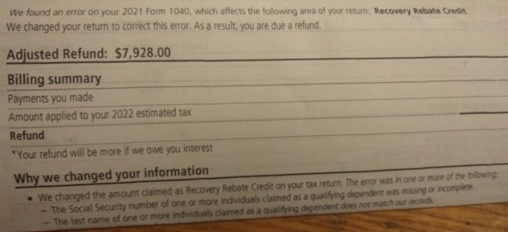 Why Did My Refund Go Down After The IRS Amended My Tax Return aving