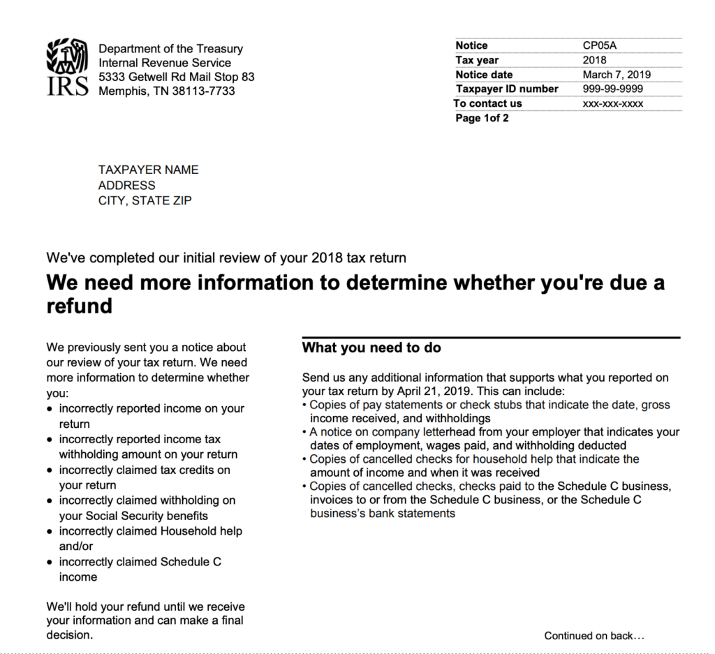3rd Stimulus Check Letter From Irs Information Zone
