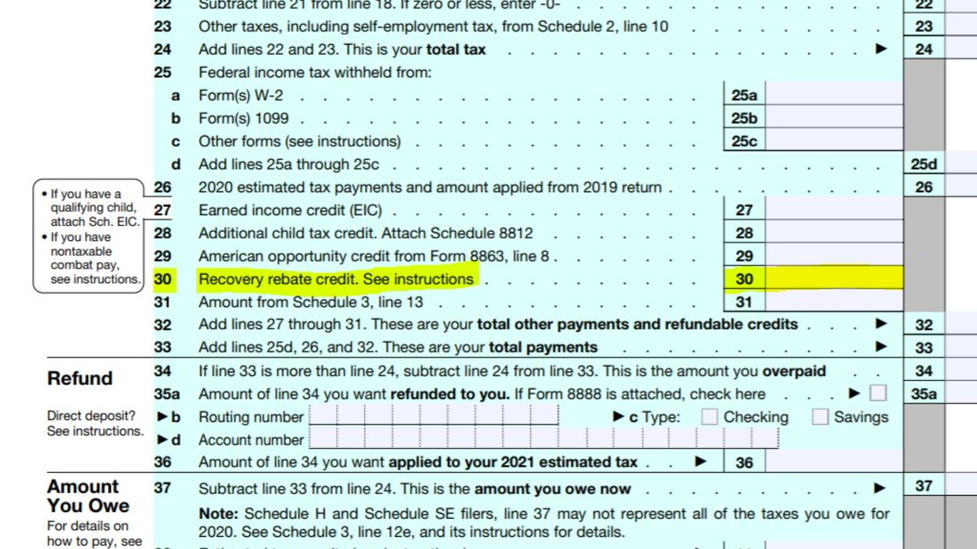 Didn t Get Your Stimulus Check Claim It As An Income Tax Credit