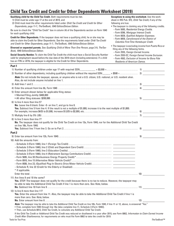 Fill Free Fillable TheTaxBook PDF Forms