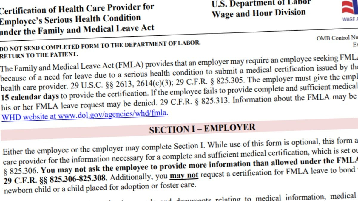 FMLA Forms 2022 2023