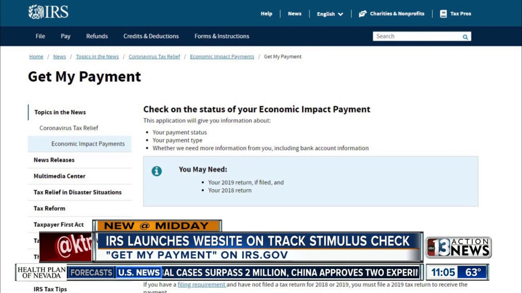 How To Claim My Stimulus Check Irs Stimulus Check Tracker Payment 