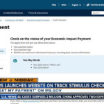 How To Claim My Stimulus Check Irs Stimulus Check Tracker Payment