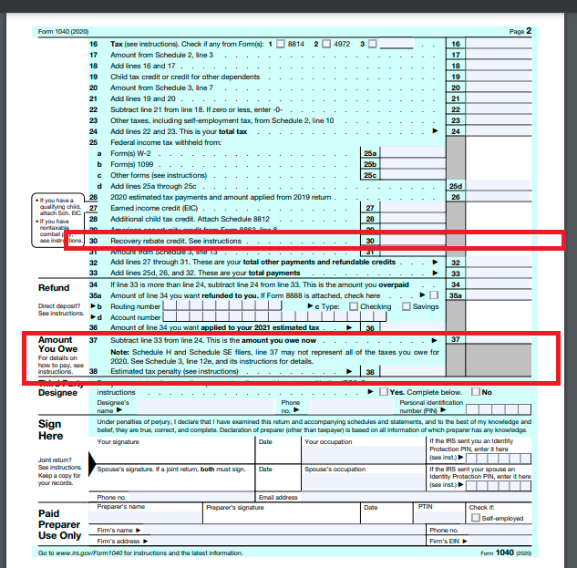 How To Claim Recovery Rebate Credit Turbotax Romainedesign