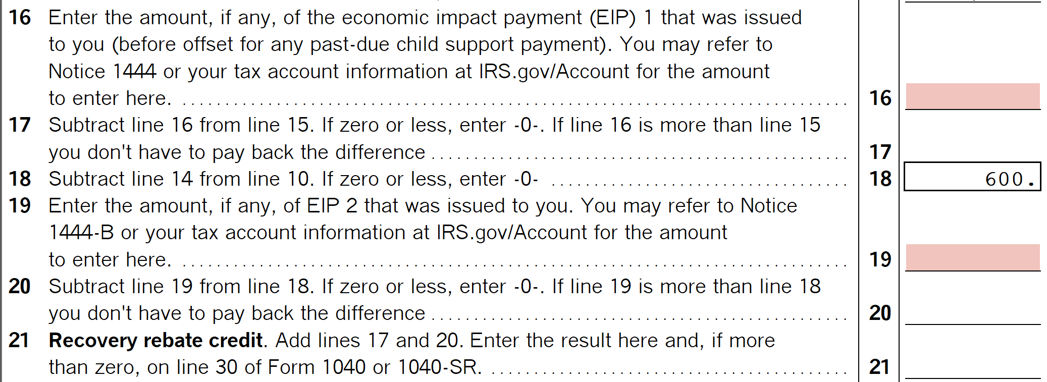 How To Enter Stimulus Payments And Figure The Reco Intuit