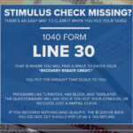 How To File For The Stimulus Check Rebate How To Get Your Missed