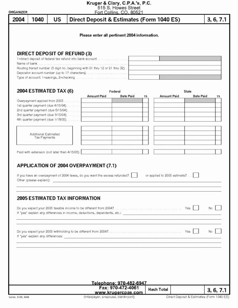 Irs Form 1040 Reconciliation Worksheet IRSTAC