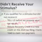 Stimulus Legislation What We Know