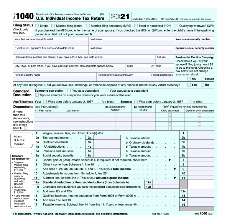 Where Do I Find Income Tax On 1040 Larson Repliskel