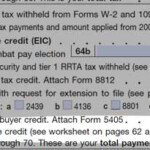 Filing Your 2008 Taxes With The Economic Stimulus Recovery Rebate Credit