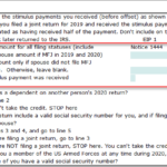 How To Use The Recovery Rebate Credit Worksheet TY2020