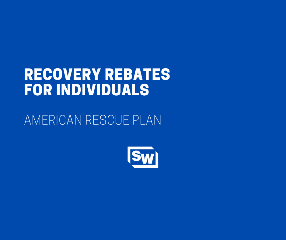 Recovery Rebates For Individuals American Rescue Plan Sciarabba 