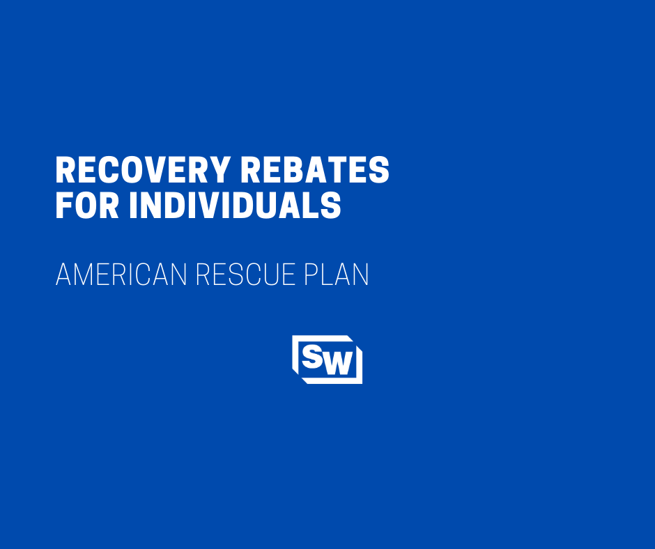Recovery Rebates For Individuals American Rescue Plan Sciarabba