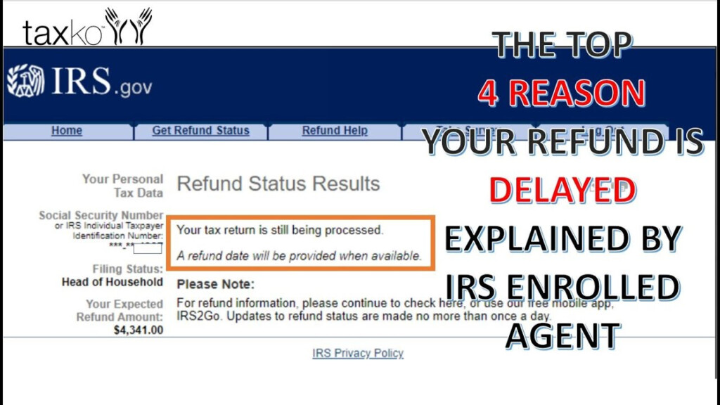 WHERE IS MY REFUND 2021 Refund Delay Explained By IRS Enrolled AGENT 