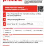 Firestone Rebates 2023 Printable Rebate Form Recovery Rebate