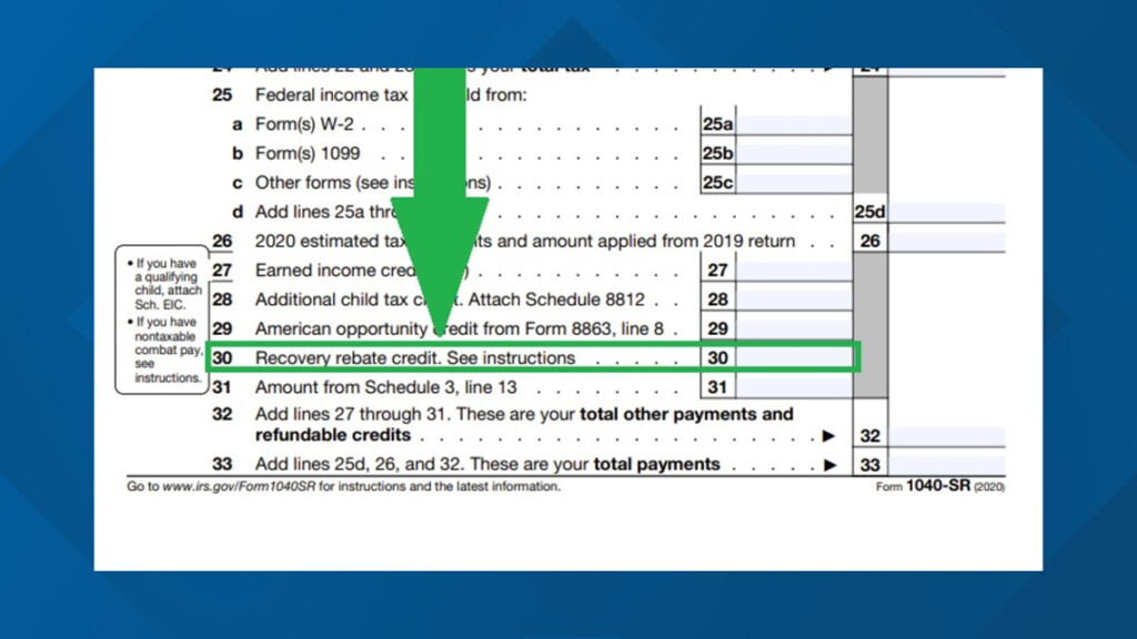 How To Claim The Stimulus Money On Your Tax Return Wfmynews2