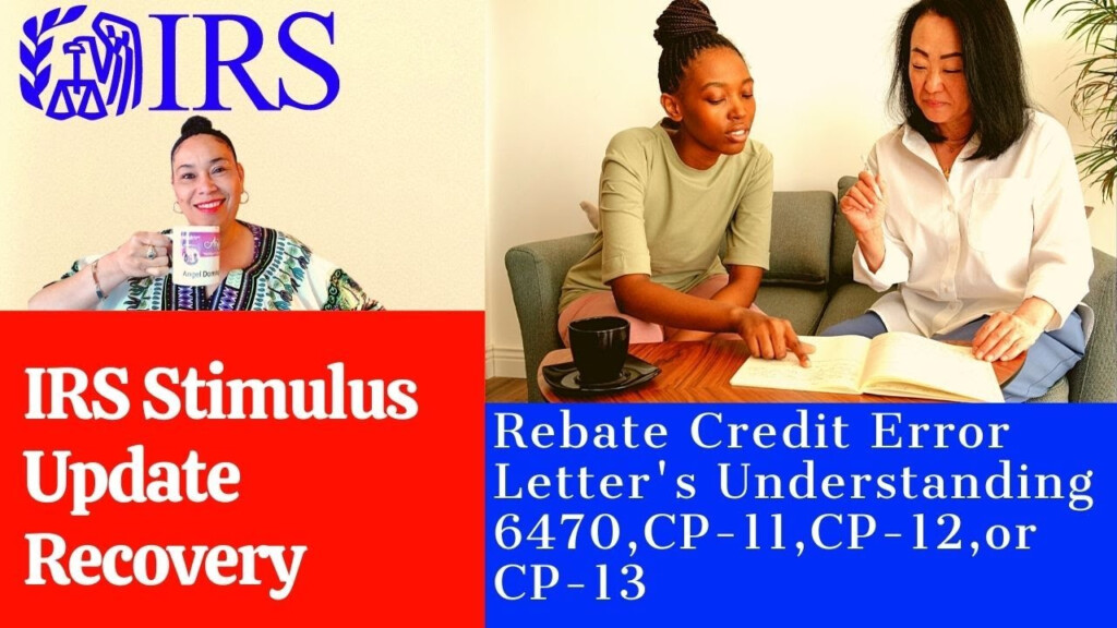 IRS Stimulus Update Recovery Rebate Credit Error Letter s Understanding 