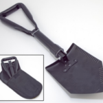 Omix ADA Recovery Shovel Heavy Duty Tri Fold Black For Universal