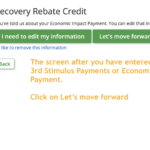Recovery Rebate Credit 2021 Tax Return