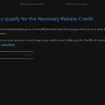 Recovery Rebate Credit On Turbotax Recovery Rebate